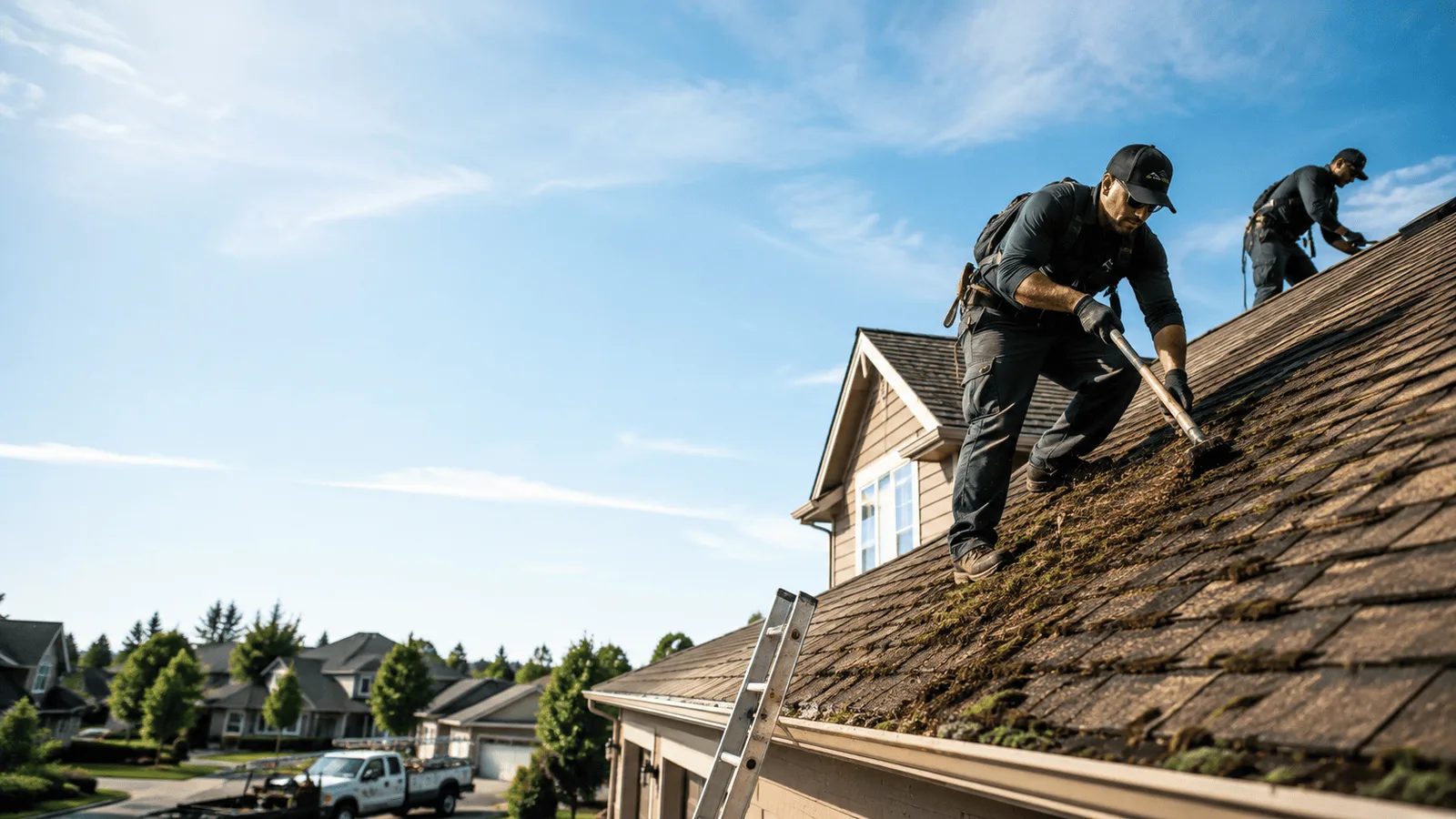 Roof Moss Removal in Leesville, OH near me